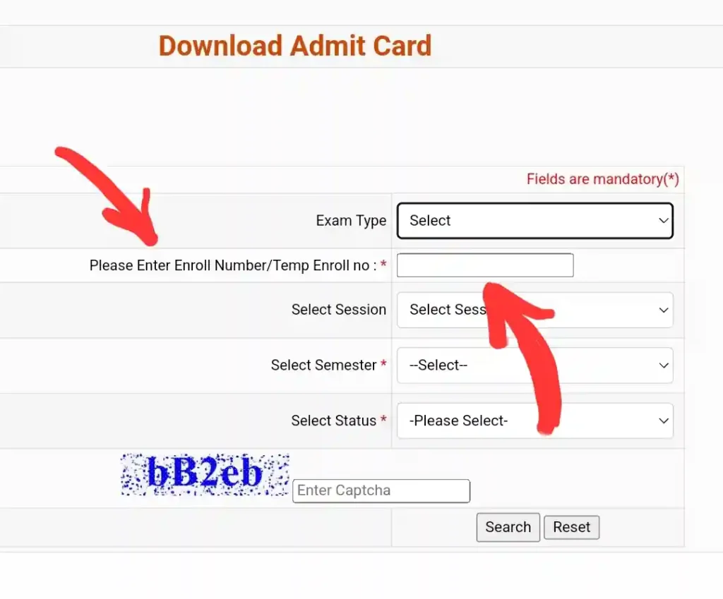 Mcbu admit card download